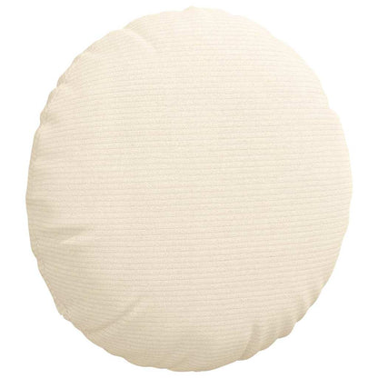 Cuscini per Seduta 2 pcs Crema Ø 40 cm Tessuto in Cords | homemem39