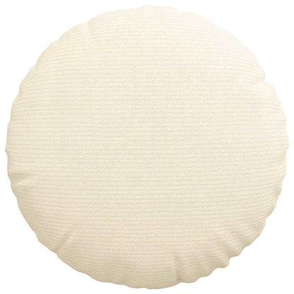 Cuscini per Seduta 2 pcs Crema Ø 40 cm Tessuto in Cords | homemem39