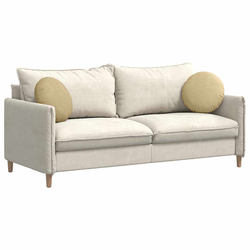 Cuscini per Seduta 2 pcs Grigio Verde Ø 40 cm Tessuto in Cords | homemem39