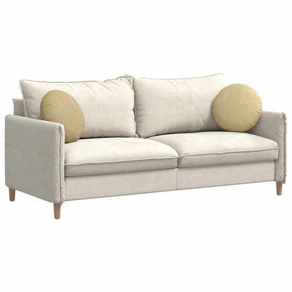 Cuscini per Seduta 2 pcs Grigio Verde Ø 40 cm Tessuto in Cords | homemem39