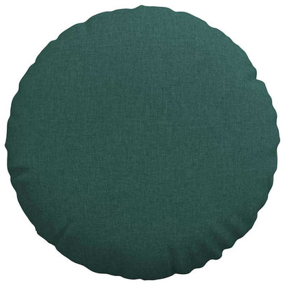 Cuscini per Seduta 2 pcs Verde Scuro Ø50 x 19 cm Tessuto | homemem39