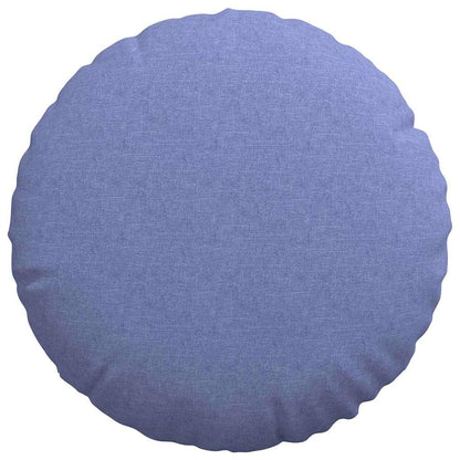 Cuscini per Seduta 2 pcs Blu jeans Ø50 x 19 cm Tessuto | homemem39