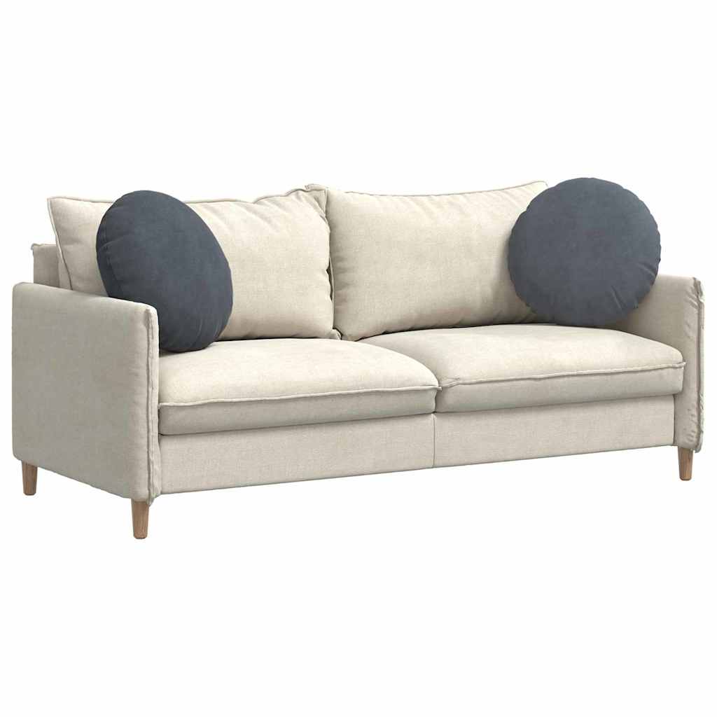 Cuscini per Seduta 2 pcs Grigio scuro Ø50 x 19 cm Velluto | homemem39
