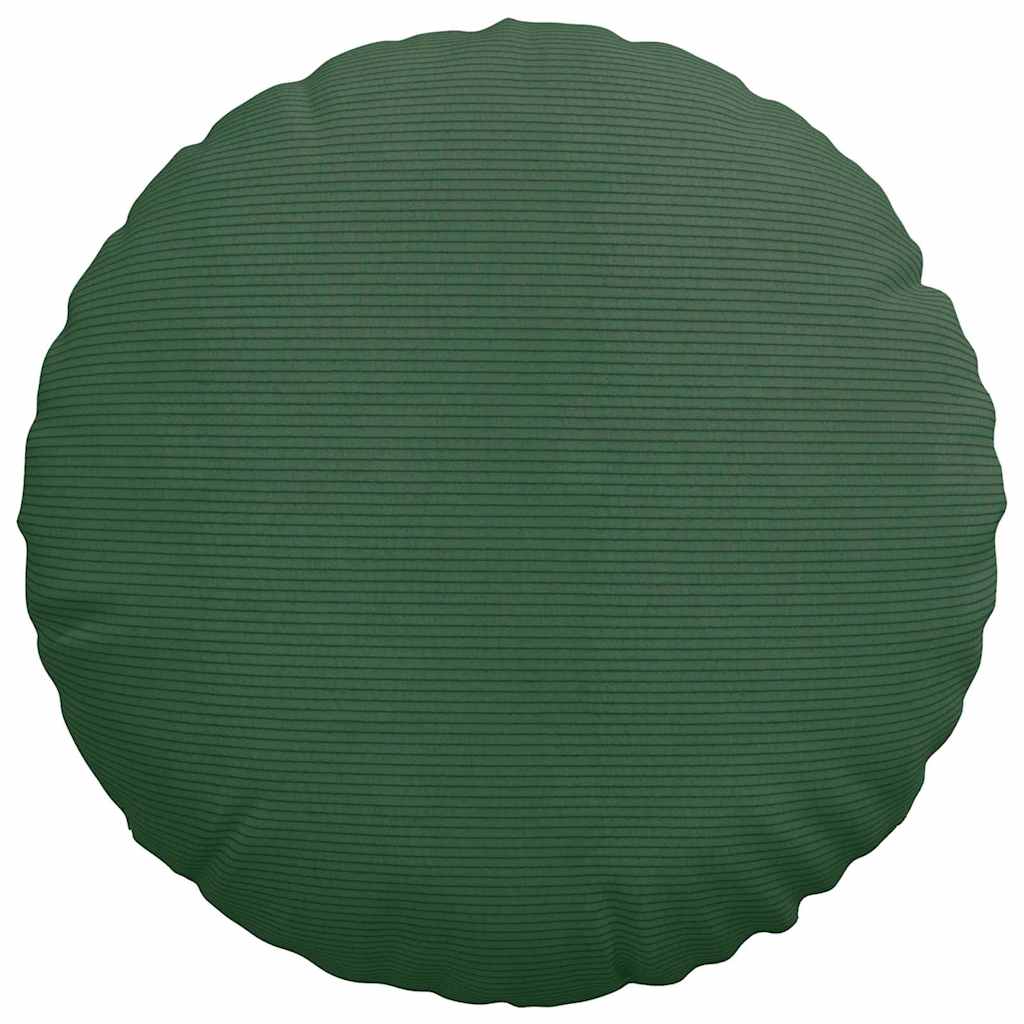 Cuscini per Seduta 2 pcs Verde Scuro Ø50 x 19 cm | homemem39
