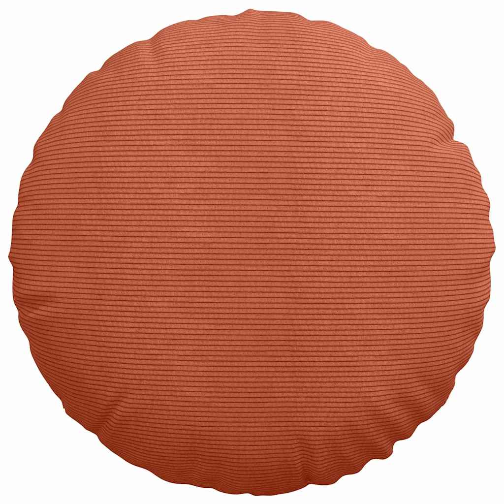 Cuscini per Seduta 2 pcs Rosso Arancio Ø50 x 19 cm | homemem39