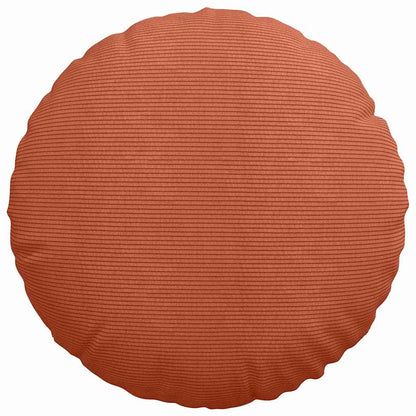 Cuscini per Seduta 2 pcs Rosso Arancio Ø50 x 19 cm | homemem39
