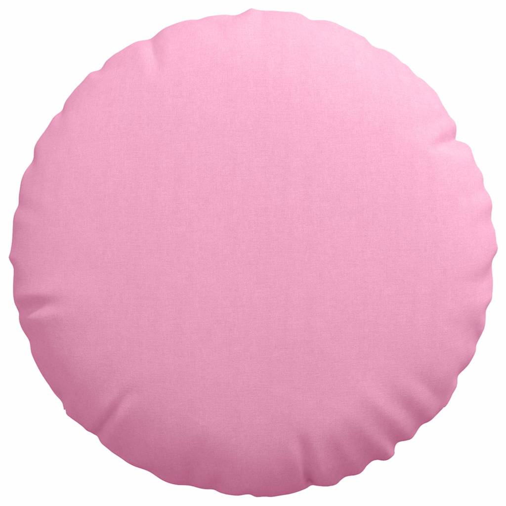 Cuscini per Seduta 2 pcs Rosa Ø60 x 21 cm Tessuto | homemem39