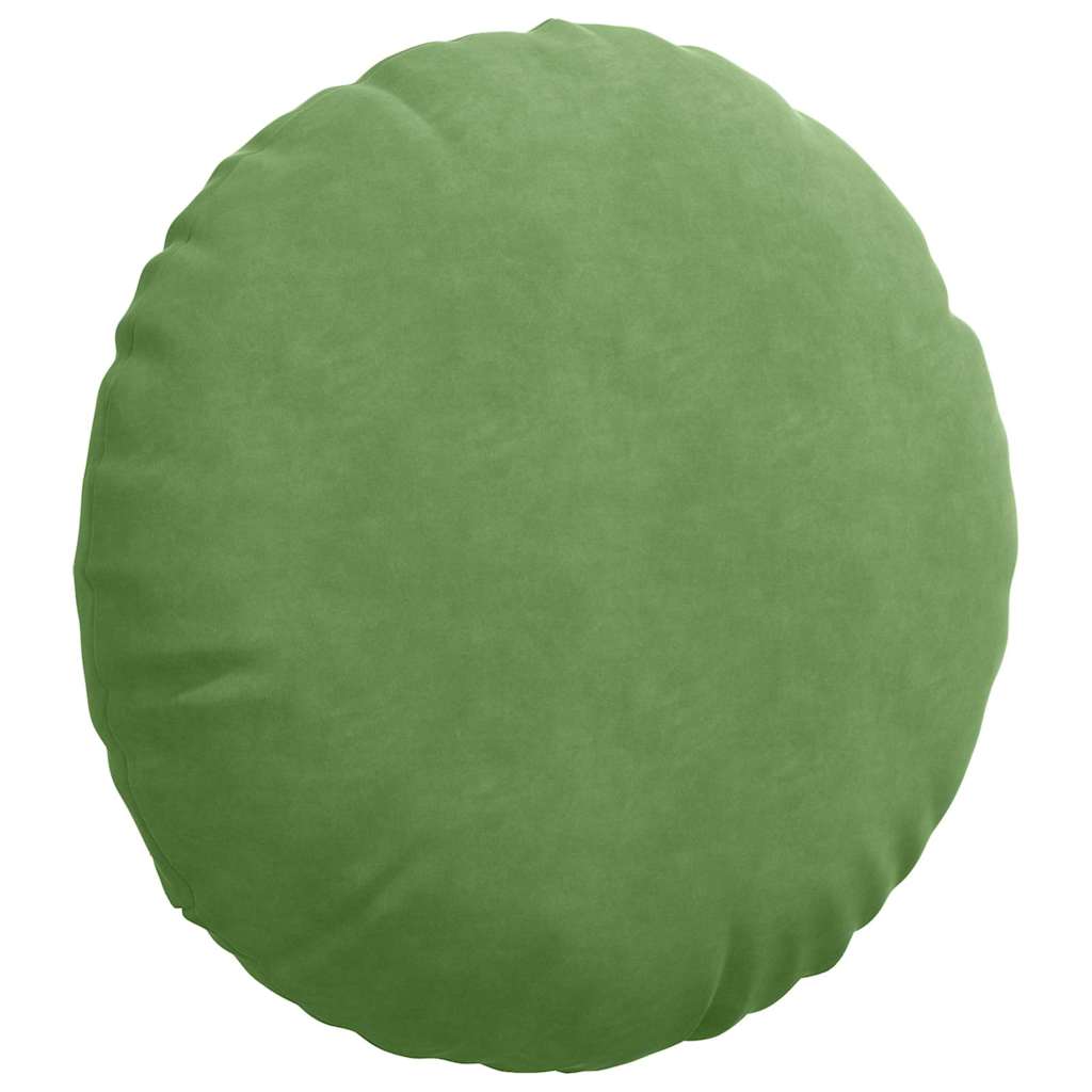 Cuscini per Seduta 2 pcs Verde chiaro Ø60 x 21 cm Velluto | homemem39
