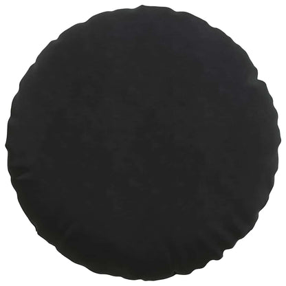 Cuscini per Seduta 2 pcs Nero Ø60 x 21 cm Velluto | homemem39