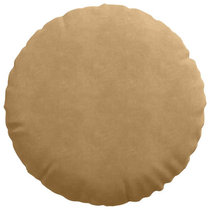 Cuscini per Seduta 2 pcs Marrone Ø60 x 21 cm Velluto | homemem39