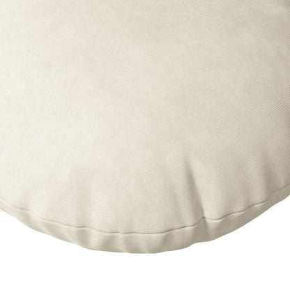 Cuscini per Seduta 2 pcs Crema Ø60 x 21 cm Velluto | homemem39