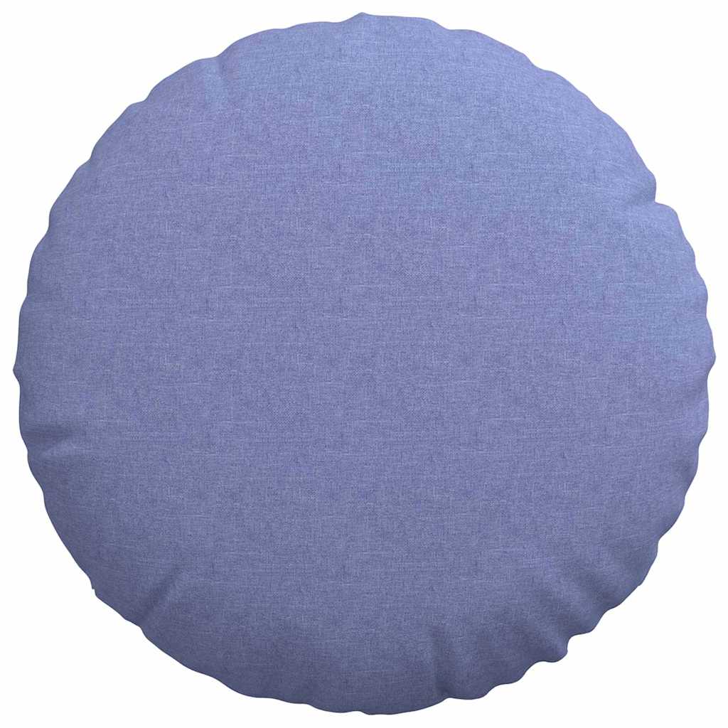 Cuscini per Seduta 2 pcs Blu jeans Ø80 x 29 cm Tessuto | homemem39