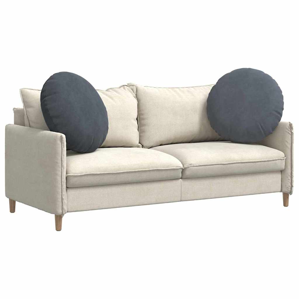 Cuscini per Seduta 2 pcs Grigio scuro Ø 40 x 13 cm Velluto | homemem39