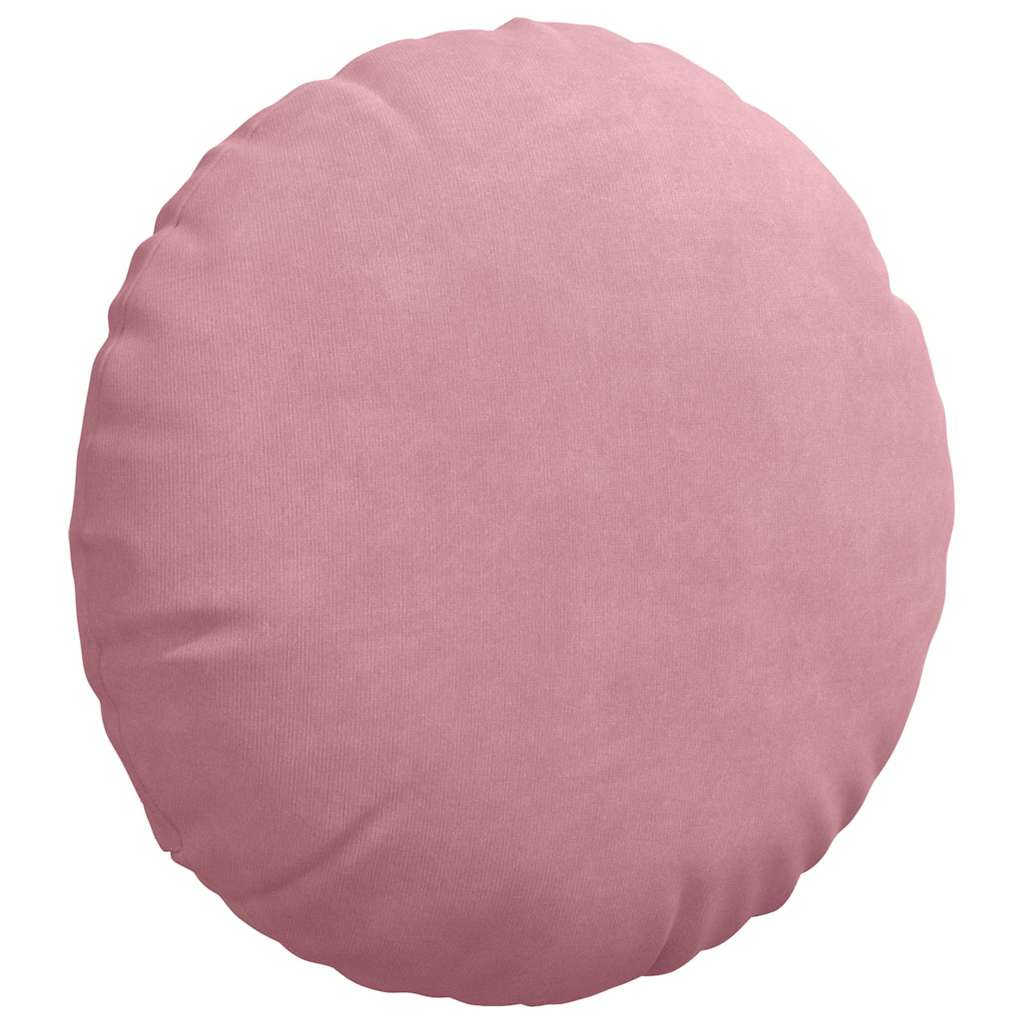 Cuscini per Seduta 2 pcs Rosa Ø 80 x 29 cm Velluto | homemem39