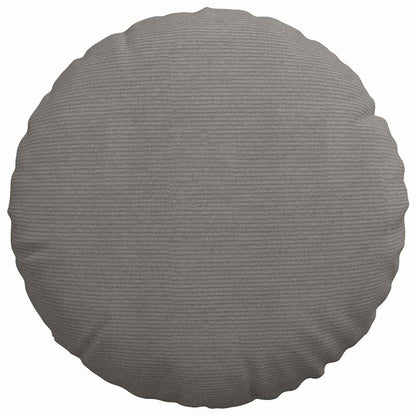 Cuscini per Seduta 2 pcs Grigio chiaro Ø 80 cm Tessuto in Cords | homemem39