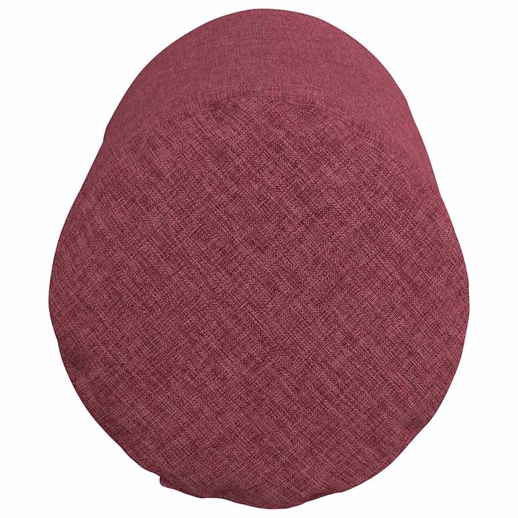 Cuscini a rullo 2 pcs Rosso Vino Ø 15 x 40 cm Tessuto