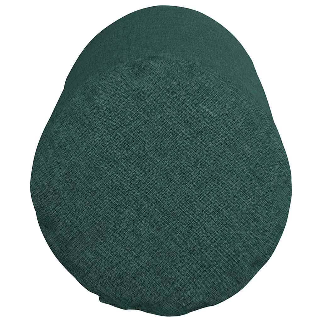 Cuscini a rullo 2 pcs Verde Scuro Ø 15 x 40 cm Tessuto