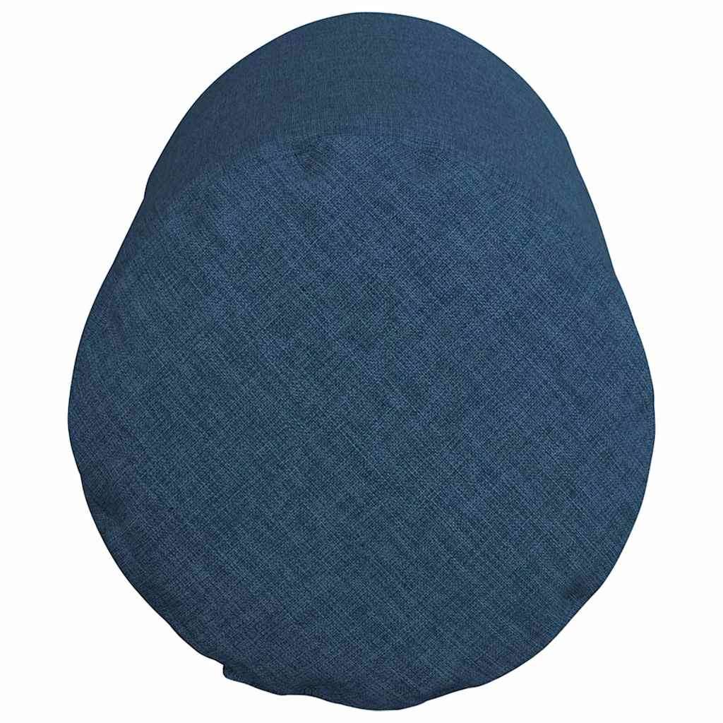 Cuscini a rullo 2 pcs Blu Ø 15 x 40 cm Tessuto