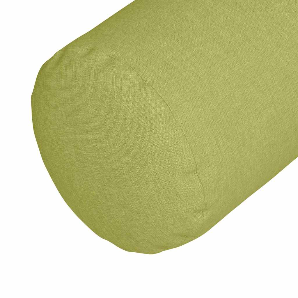 Cuscini a rullo 2 pcs Verde chiaro Ø 15 x 40 cm Tessuto | homemem39