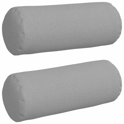 Cuscini a rullo 2 pcs Grigio Nuvola Ø 15 x 40 cm Tessuto | homemem39