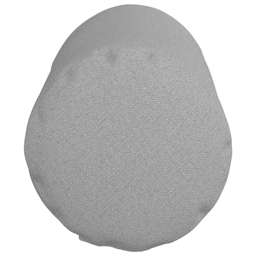 Cuscini a rullo 2 pcs Grigio Nuvola Ø 15 x 40 cm Tessuto | homemem39