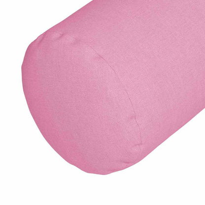Cuscini a rullo 2 pcs Rosa Ø 15 x 40 cm Tessuto | homemem39