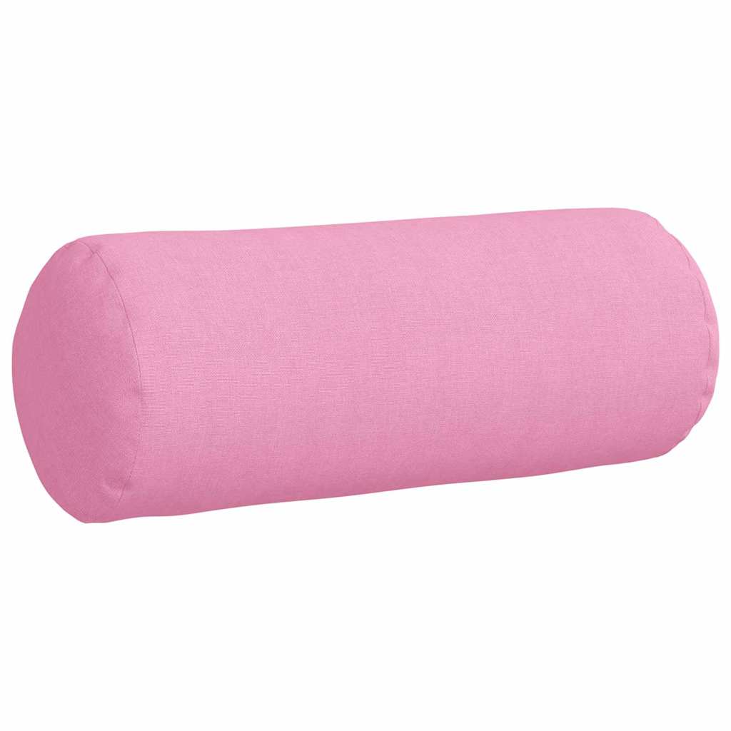 Cuscini a rullo 2 pcs Rosa Ø 15 x 40 cm Tessuto | homemem39