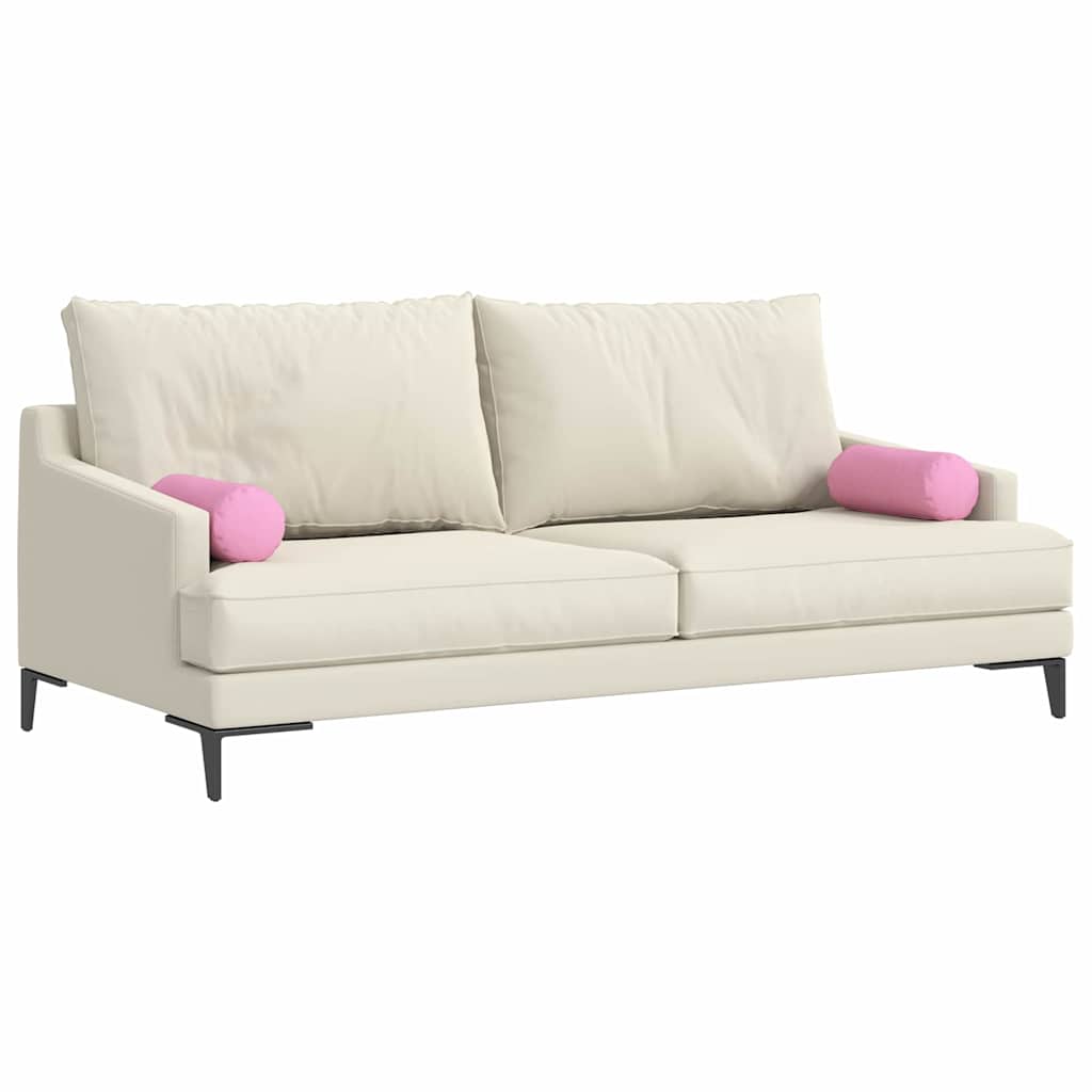 Cuscini a rullo 2 pcs Rosa Ø 15 x 40 cm Tessuto | homemem39