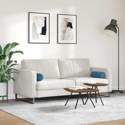 Cuscini a rullo 2 pcs Blu Ø 15 x 40 cm Tessuto in Cords | homemem39