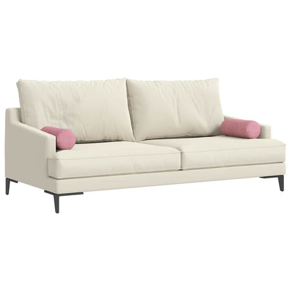 Cuscini a rullo 2 pcs Rosa Ø 15 x 40 cm Tessuto in Cords | homemem39