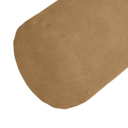 Cuscini a rullo 2 pcs Marrone Ø 15 x 40 cm Tessuto in Cords | homemem39