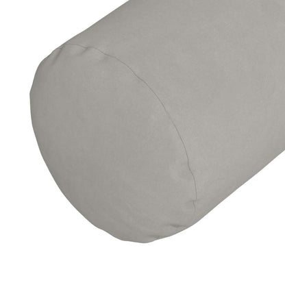 Cuscini a rullo 2 pcs Grigio chiaro Ø 15 x 40 cm | homemem39