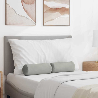 Cuscini a rullo 2 pcs Grigio chiaro Ø 15 x 40 cm | homemem39