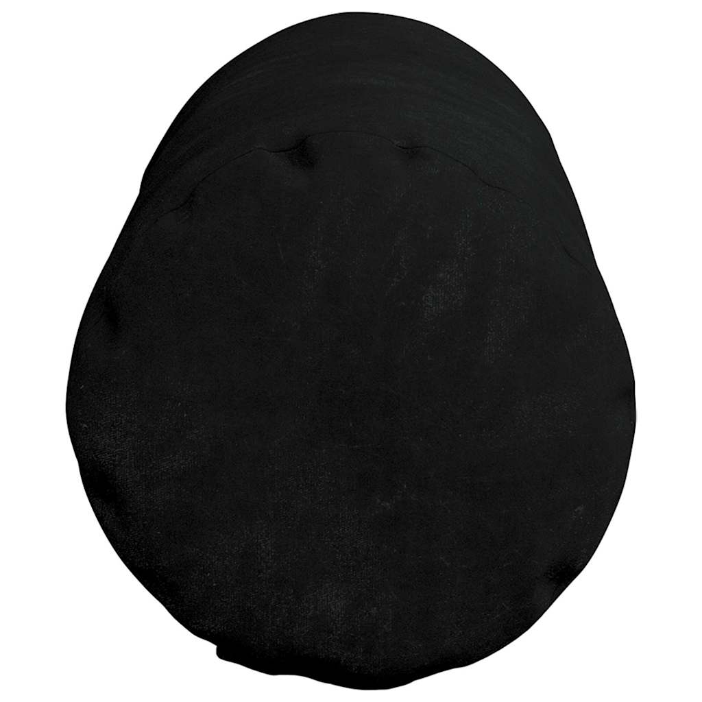 Cuscini a rullo 2 pcs Nero Ø 15 x 40 cm Tessuto in Microfibra | homemem39