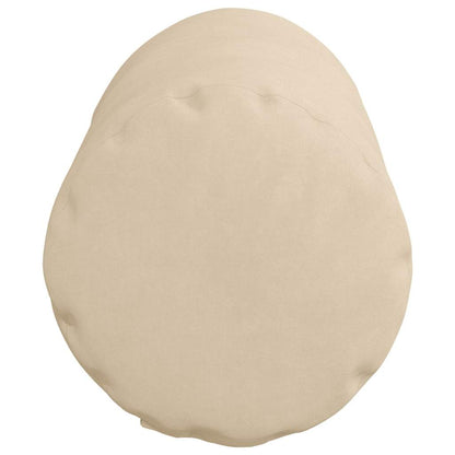 Cuscini a rullo 2 pcs Crema Ø 15 x 40 cm Tessuto in Microfibra | homemem39