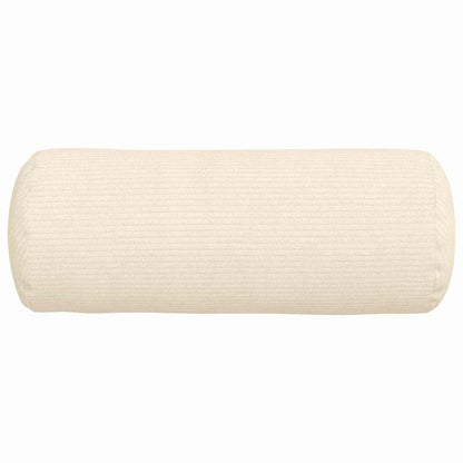 Cuscini a rullo 2 pcs Crema Ø 15 x 40 cm Tessuto in Cords | homemem39
