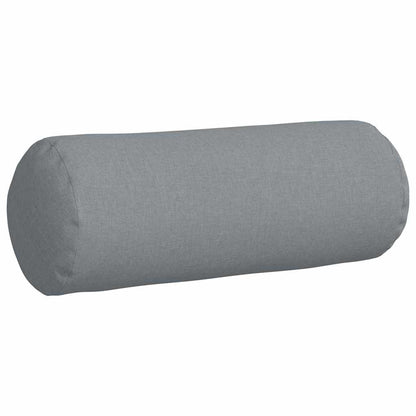 Cuscini a rullo 2 pcs Grigio chiaro Ø 25 x 70 cm Tessuto | homemem39