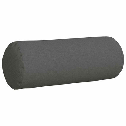 Cuscini a rullo 2 pcs Grigio scuro Ø 25 x 70 cm Tessuto | homemem39