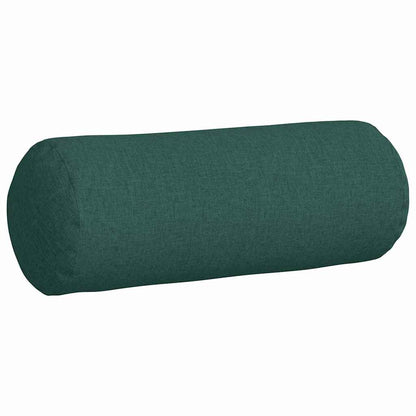 Cuscini a rullo 2 pcs Verde Scuro Ø 25 x 70 cm Tessuto | homemem39