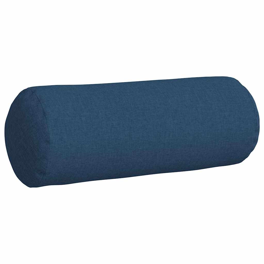 Cuscini a rullo 2 pcs Blu Ø 25 x 70 cm Tessuto | homemem39