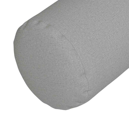 Cuscini a rullo 2 pcs Grigio Nuvola Ø 25 x 70 cm Tessuto | homemem39