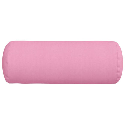Cuscini a rullo 2 pcs Rosa Ø 25 x 70 cm Tessuto | homemem39