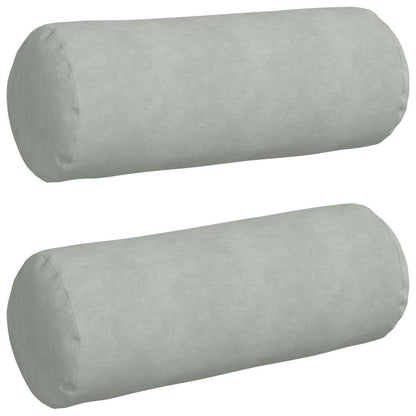 Cuscini a rullo 2 pcs Grigio chiaro Ø 25 x 70 cm | homemem39