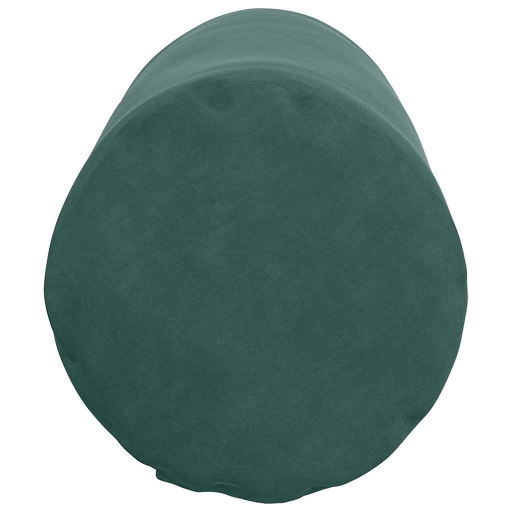 Cuscini a rullo 2 pcs Verde Scuro Ø 25 x 70 cm Tessuto in Cords | homemem39