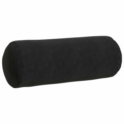 Cuscini a rullo 2 pcs Nero Ø 25 x 70 cm Tessuto in Cords | homemem39