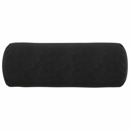 Cuscini a rullo 2 pcs Nero Ø 25 x 70 cm Tessuto in Cords | homemem39