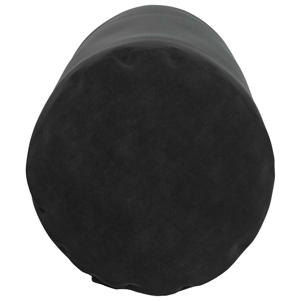 Cuscini a rullo 2 pcs Nero Ø 25 x 70 cm Tessuto in Cords | homemem39