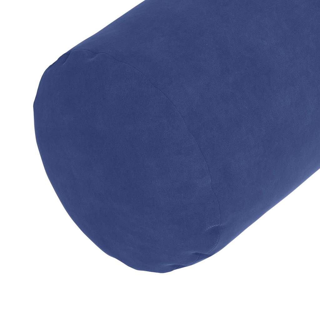 Cuscini a rullo 2 pcs Blu Polizia Ø 25 x 70 cm Tessuto in Cords | homemem39