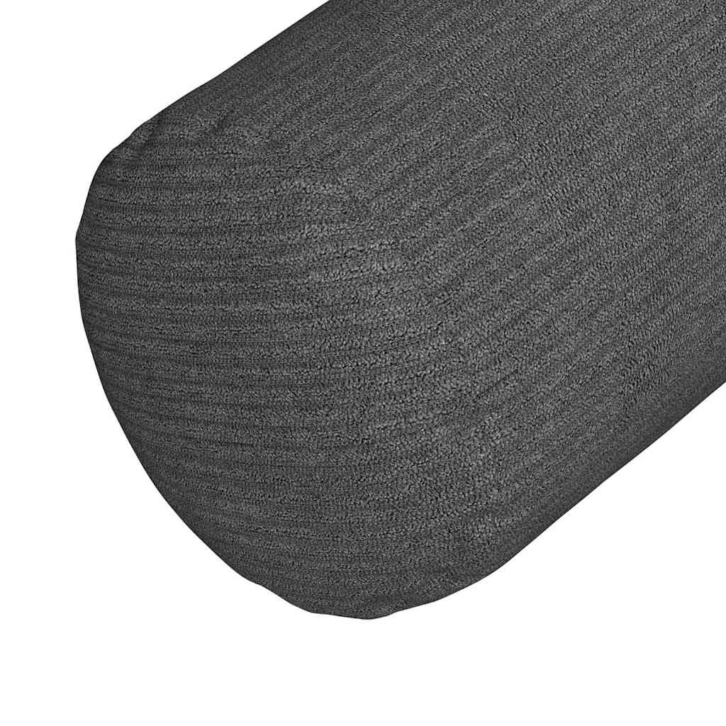 Cuscini a rullo 2 pcs Grigio scuro Ø 25 x 70 cm | homemem39