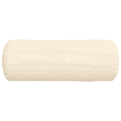 Cuscini a rullo 2 pcs Crema Ø 25 x 70 cm Tessuto in Cords | homemem39